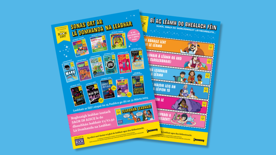 World Book Day Ireland 2024 Primary Poster World Book Day   Duplex Bookmark Colour 1 